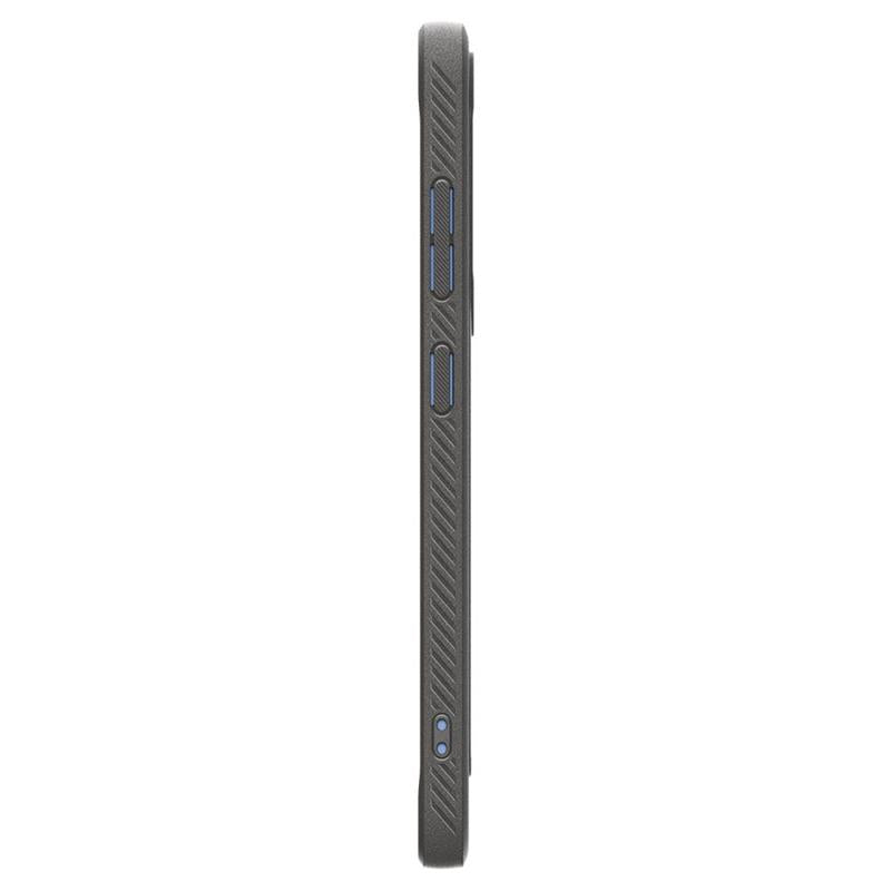Spigen Rugged Armor Mag MagSafe – dėklas Samsung Galaxy S25 (marmurinis pilkas)