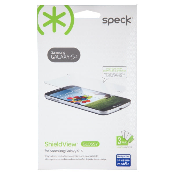 Speck ShieldView blizgus – ekrano apsauga Samsung Galaxy S4 (3 vnt.)