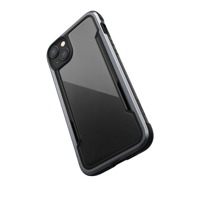 X-Doria Raptic Shield – aliumininis dėklas, skirtas iPhone 14 Plus (išbandytas numetus iš 3 m aukščio) (juodas)