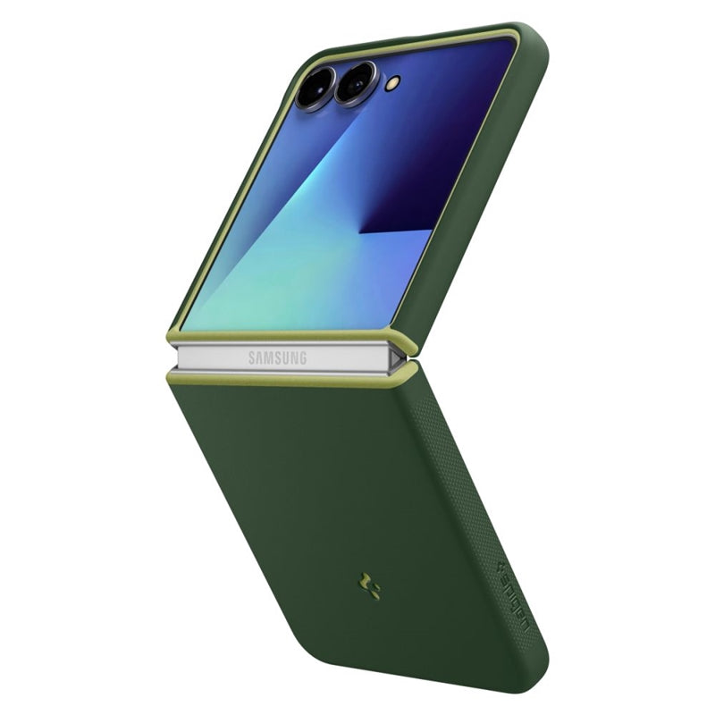 Spigen Nano Pop Mag MagSafe dėklas Samsung Galaxy Z Flip 7 (Avo Green)