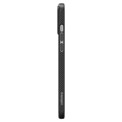 Spigen Liquid Air – dėklas, skirtas „iPhone 12 Pro“ / „iPhone 12“ (juodas)