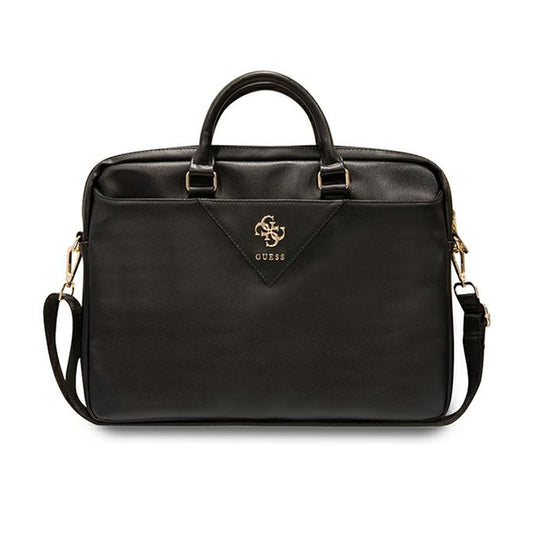 Guess Triangle 4G kompiuterio krepšys - nešiojamojo kompiuterio krepšys 15 colių / 16 colių (juodas)
