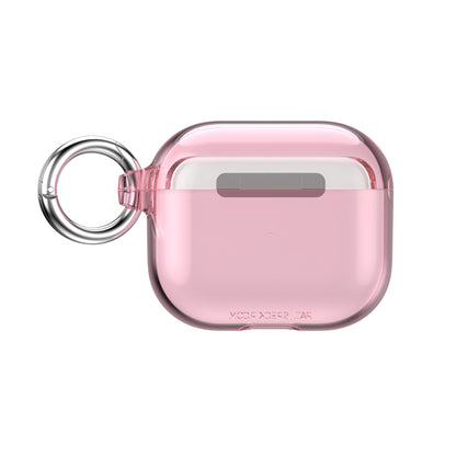Speck Presidio Clear - dėklas „Apple Airpods 3 gen“ su „Microban“ („Icy Pink“)