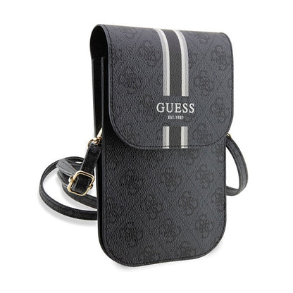 Guess 4G Stripes – Rankinukas telefonui per petį (juoda)
