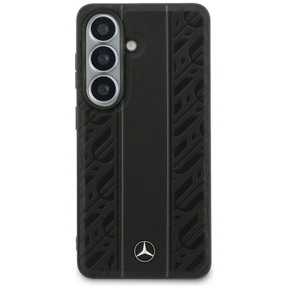 MERCEDES Laurel Leaves Vertikalios Juostelės MagSafe dėklas, skirtas Samsung Galaxy S26 (juodas)