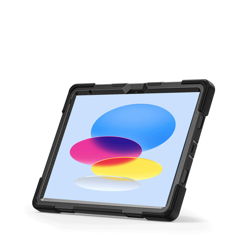 „Crong Defender Plus“ – tvirtas dėklas „iPad 11" A16 (2025) / 10,9" (2022) (juodas)