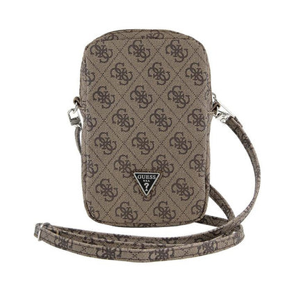 Guess Zip 4G Triangle - Telefono rankinė (ruda)