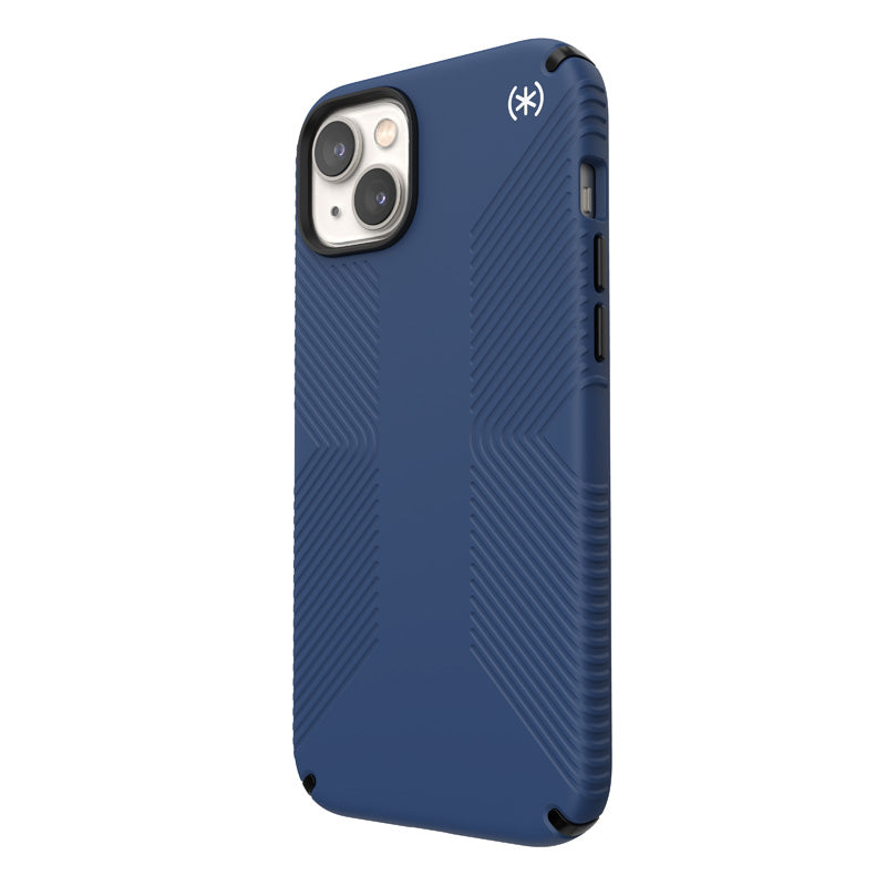 Speck Presidio2 Grip Magsafe dėklas – iPhone 15 Plus / iPhone 14 Plus (Coastal Blue / Black / White)