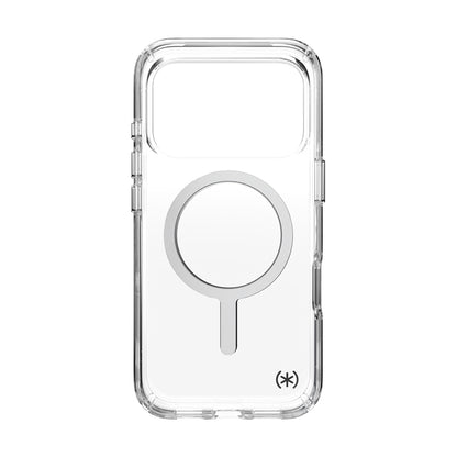 Speck Presidio Perfect Clear MagSafe - iPhone 17 Pro dėklas (Skaidrus / Sidabrinis)
