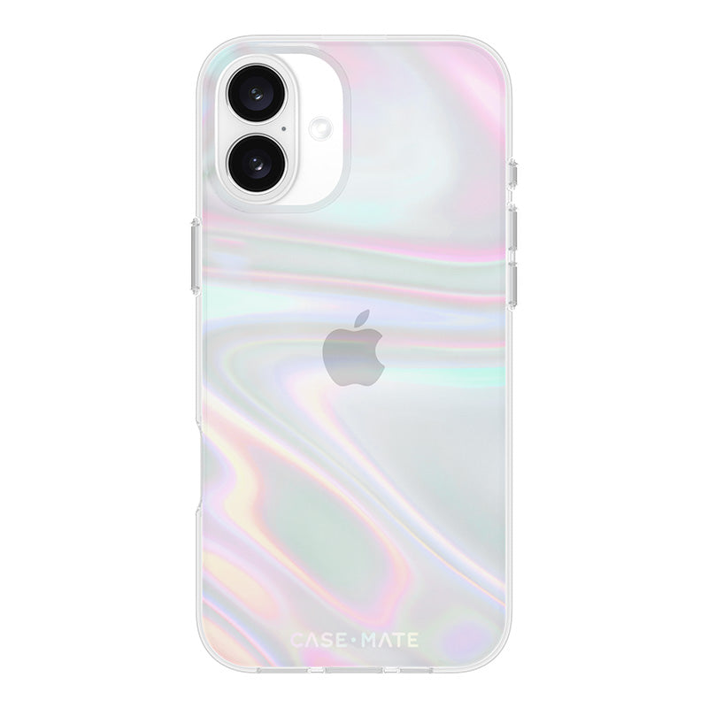 Case-Mate Soap Bubble – dėklas, skirtas „iPhone 16 Plus“ (vaivorykštinis)