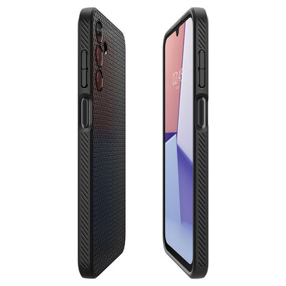 Spigen Liquid Air – dėklas, skirtas Samsung Galaxy A15 4G/5G (matinė juoda)