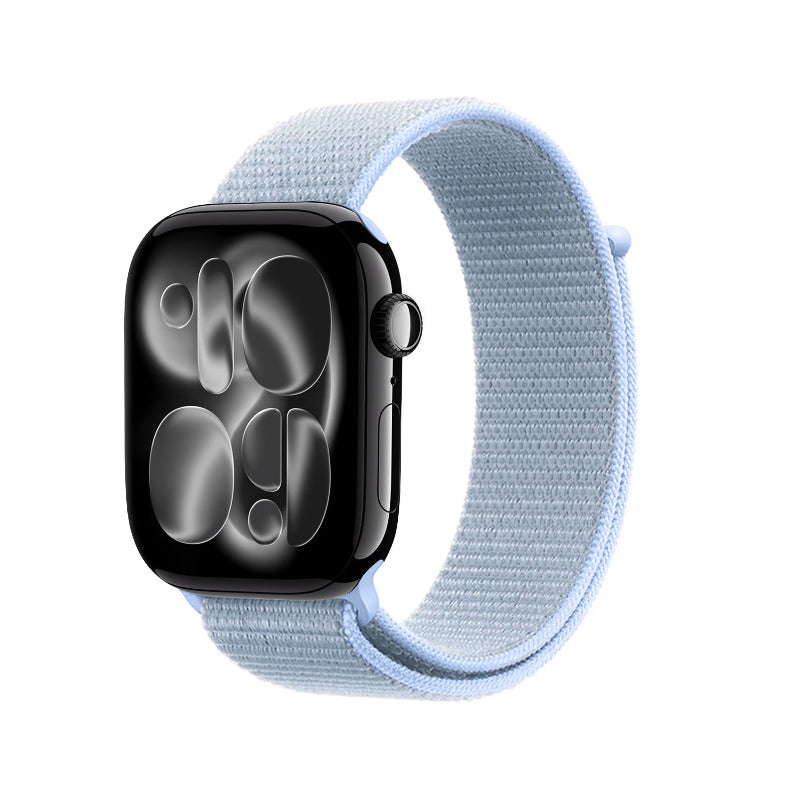Crong Nailono sportinis dirželis Apple Watch 38/40/41/42 mm (Vėsus mėlynas)