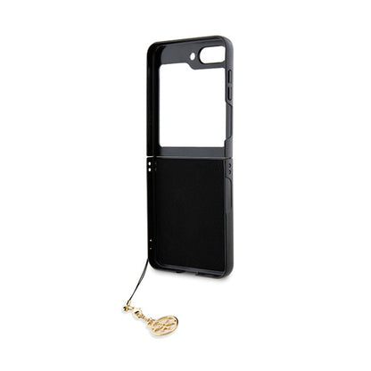 Guess 4G Charms kolekcija – dėklas, skirtas Samsung Galaxy Z Flip 5 (rudas)