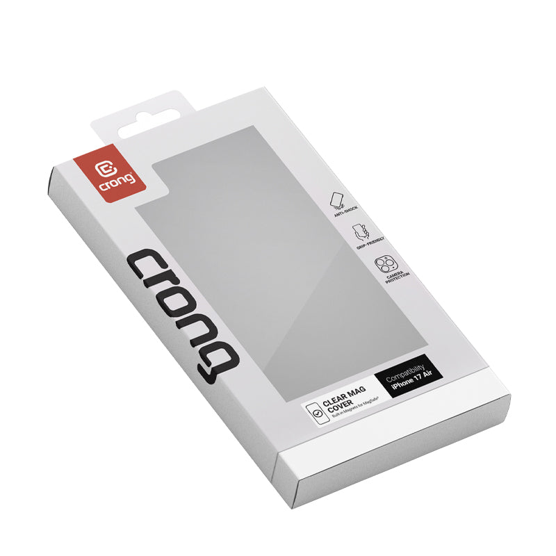 Crong Clear MAG Cover - MagSafe iPhone Air dėklas (Skaidrus)
