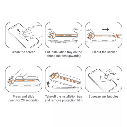 Crong EasyShield 2-Pack - grūdintas stiklas skirtas iPhone 15 Pro (2 vnt.)