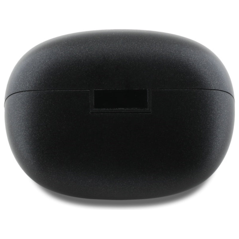 Guess Capsule Printed Logo – „Bluetooth“ TWS ANC ir ENC ausinės su įkrovimo dėklu (juodos)