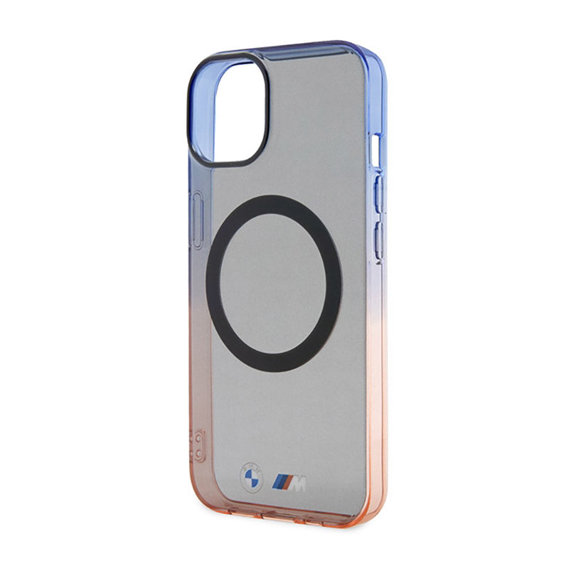 BMW Gradient Bumper MagSafe – dėklas iPhone 14 (pilkas)