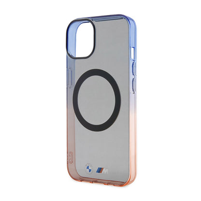 BMW Gradient Bumper MagSafe – dėklas iPhone 14 (pilkas)