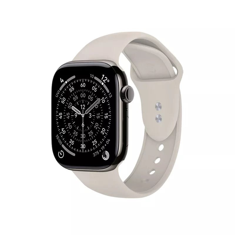 Crong Liquid – dirželis Apple Watch 38/40/41/42 mm (akmens smėlio spalvos)