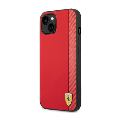 Ferrari Carbon – „iPhone 14 Plus“ dėklas (raudonas)