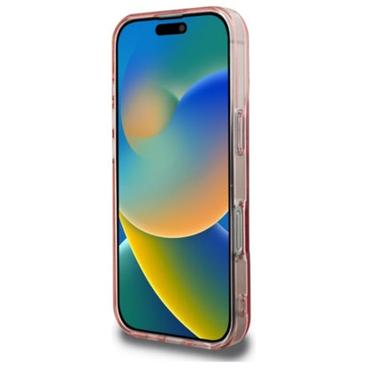 Guess IML Rhinestones MagSafe – dėklas iPhone 16 Pro Max (rožinė)