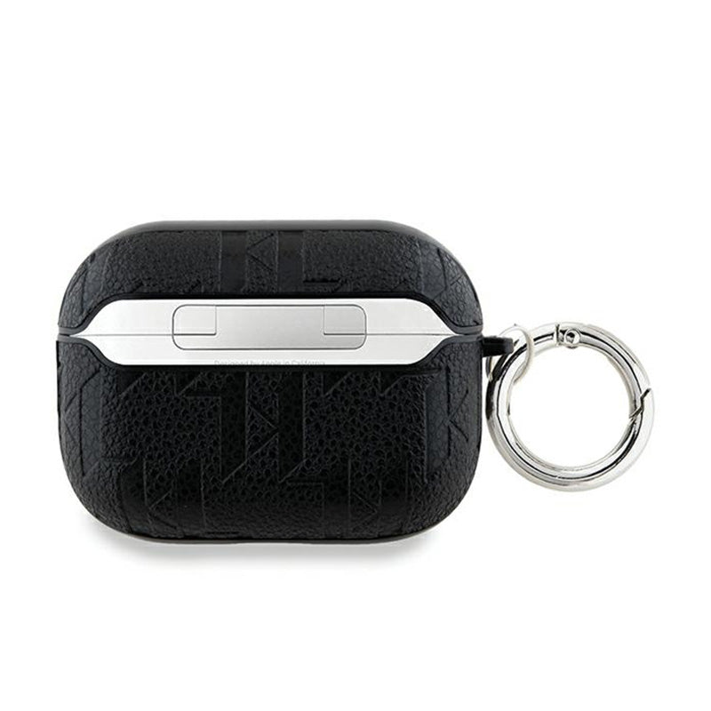 Karl Lagerfeld Monogram Karl & Choupette galva - AirPods Pro 2 dėklas (juodas)