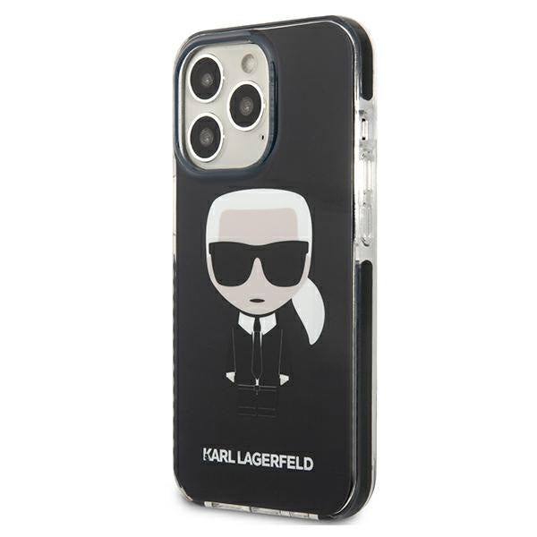 Karl Lagerfeld Fullbody Ikonik – "iPhone 13 Pro" dėklas (juodas)