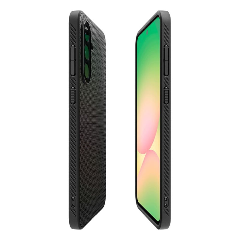 Spigen Liquid Air – dėklas, skirtas Samsung Galaxy A56 5G (matinė juoda)