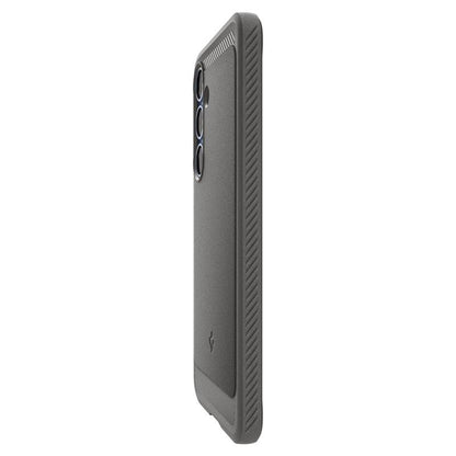 Spigen Rugged Armor Mag MagSafe – dėklas Samsung Galaxy S25 (marmurinis pilkas)