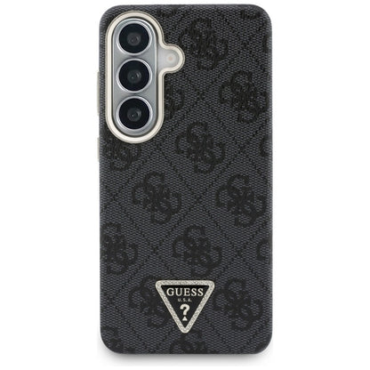 Guess 4G Triangle Logo MagSafe - Samsung Galaxy S26 dėklas (Juodas)