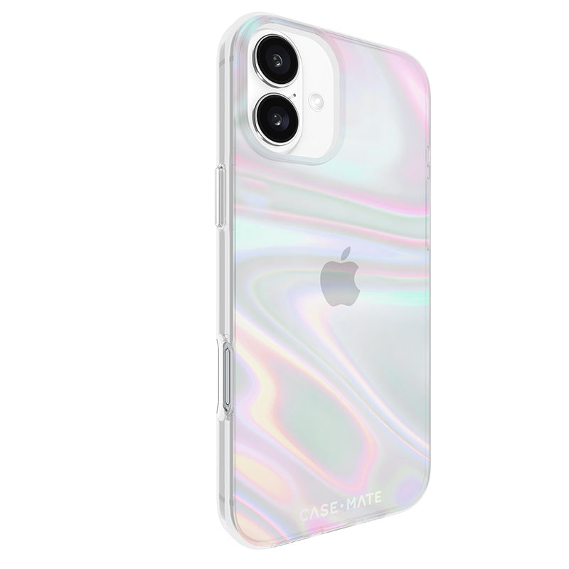 Case-Mate Soap Bubble – dėklas, skirtas „iPhone 16 Plus“ (vaivorykštinis)