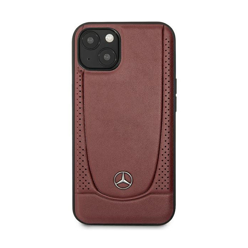 Mercedes Leather Urban Line – Dėklas iPhone 15 (raudonas)