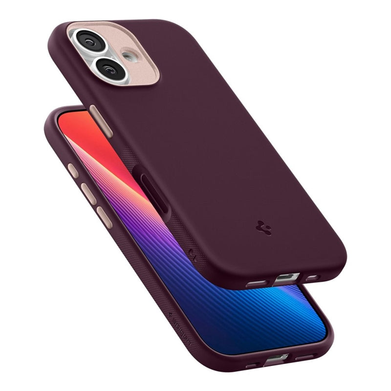 Spigen Nano Pop Mag MagSafe - Dėklas, skirtas iPhone 17 (Burgundy Bean)