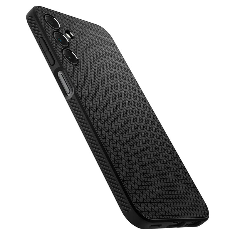 Spigen Liquid Air – dėklas, skirtas Samsung Galaxy A15 4G/5G (matinė juoda)