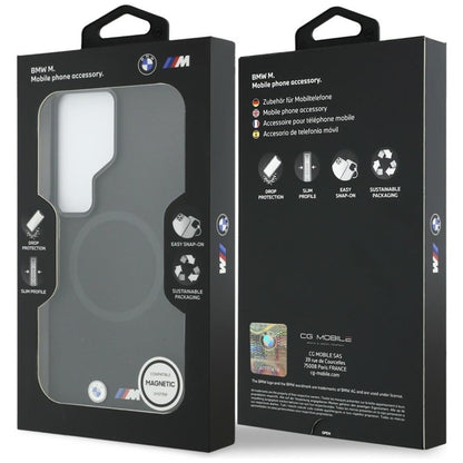 BMW M Metalinis Logotipas MagSafe dėklas Samsung Galaxy S26 Ultra (Juodas)