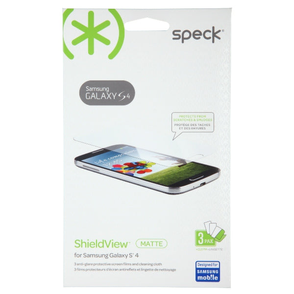 Speck ShieldView Matte - ekrano apsauga, skirta „Samsung Galaxy S4“ (3 vnt.)