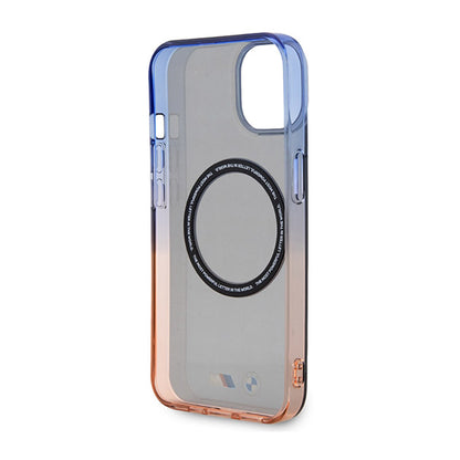 BMW Gradient Bumper MagSafe – dėklas iPhone 14 (pilkas)