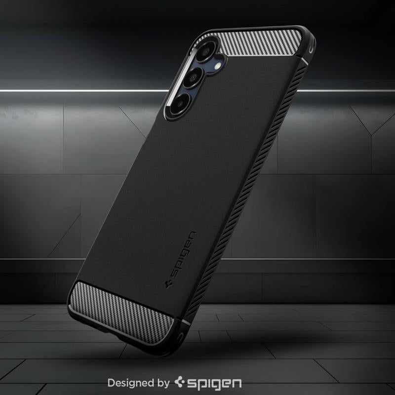 Spigen Rugged Armor – Dėklas, skirtas „Samsung Galaxy A16 4G/5G“ (matinė juoda)