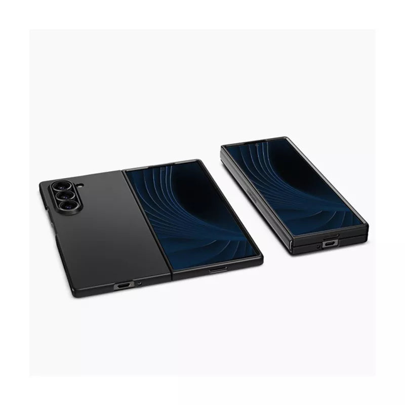 Spigen Airskin – dėklas, skirtas Samsung Galaxy Z Fold 6 (juodas)