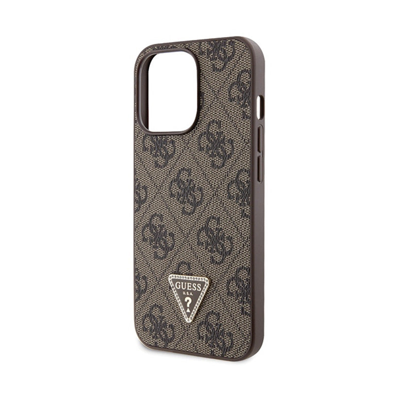 Guess Crossbody 4G Metal Logo – iPhone 13 Pro dėklas (rudas)
