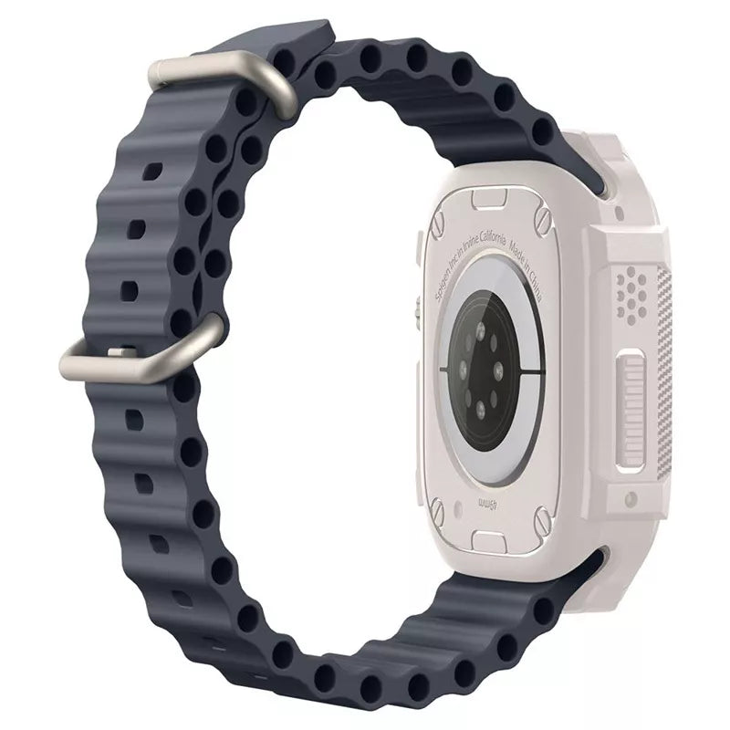 Spigen Rugged Armor - dėklas, skirtas Apple Watch Ultra 1/2 49 mm (smėlio spalvos)