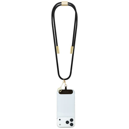 Guess Per Petį Dirželis 4G Pakabukas - Universalus Telefono Dirželis / USB-C į USB-C Kabelis 1.5m (Juodas)