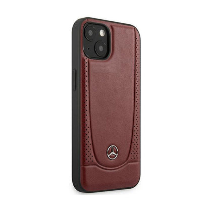 Mercedes Leather Urban Line – Dėklas iPhone 15 (raudonas)