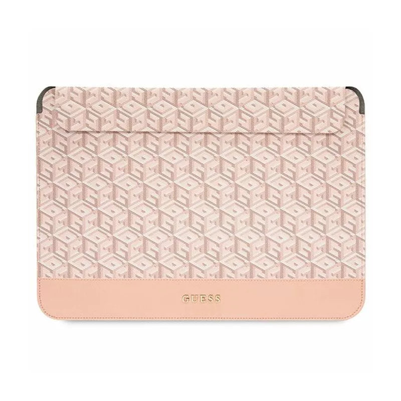 Guess GCube Stripes nešiojamojo kompiuterio dėklas - 14" nešiojamojo kompiuterio dėklas (rožinis)