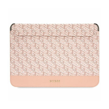 Guess GCube Stripes nešiojamojo kompiuterio dėklas - 14" nešiojamojo kompiuterio dėklas (rožinis)