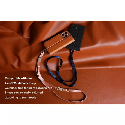 Moshi Overture MagSafe – 3-in-1 odinis atverčiamas dėklas, skirtas iPhone 16 Pro Max (Caramel Brown)
