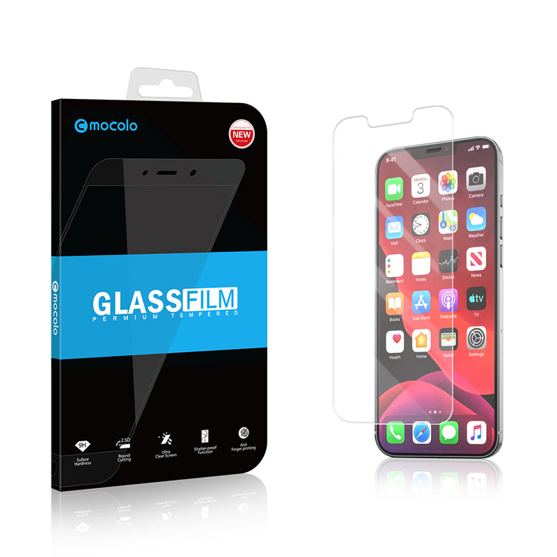 Mocolo 2.5D Clear Glass – apsauginis stiklas iPhone 13 Pro Max telefonui