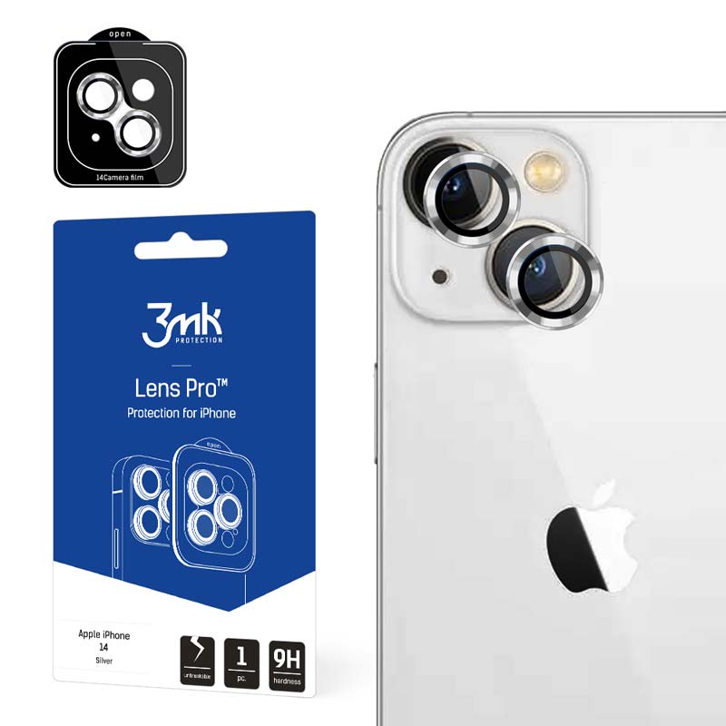 3mk Lens Protection Pro - Kameros objektyvo stiklas, skirtas iPhone 14