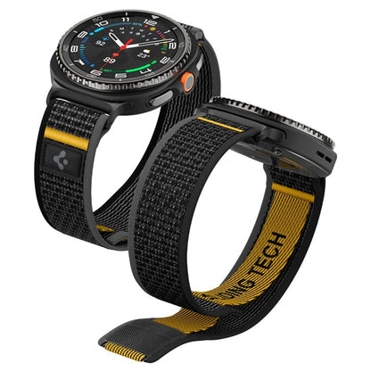 Spigen Athlex Air – Dirželis, skirtas Samsung Galaxy Watch 8 / Watch 8 Classic 40 / 44 / 46 mm (Aktyvus Juodas)