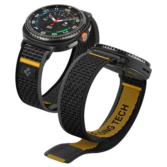 Spigen Athlex Air – Dirželis, skirtas Samsung Galaxy Watch 8 / Watch 8 Classic 40 / 44 / 46 mm (Aktyvus Juodas)